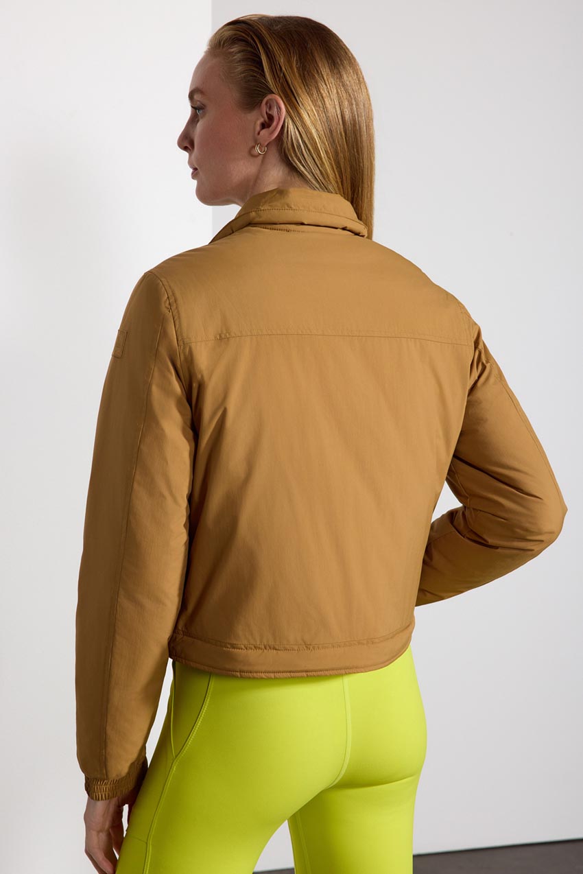 Captivate Lightly-Filled Cropped Shirt Jacket